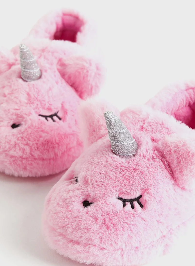 H&M Kids Appliqued Slippers
