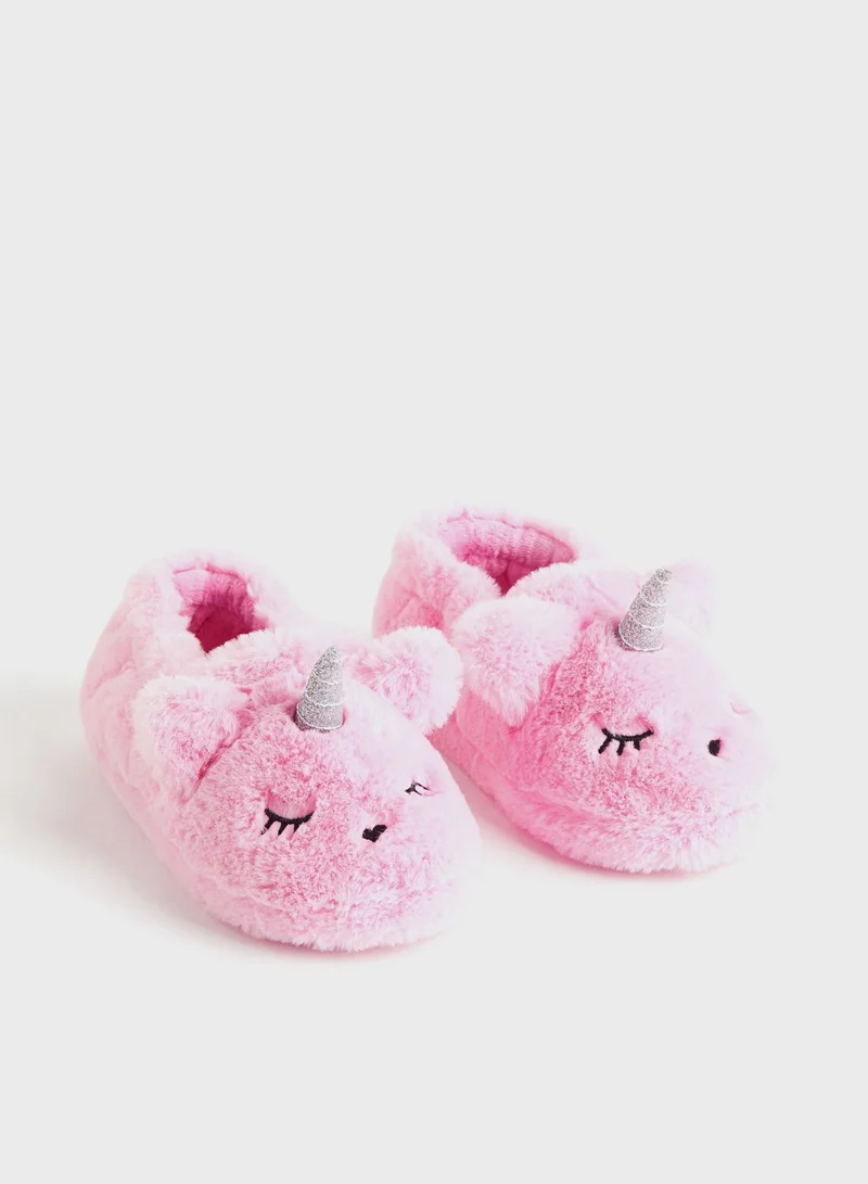 H&M Kids Appliqued Slippers