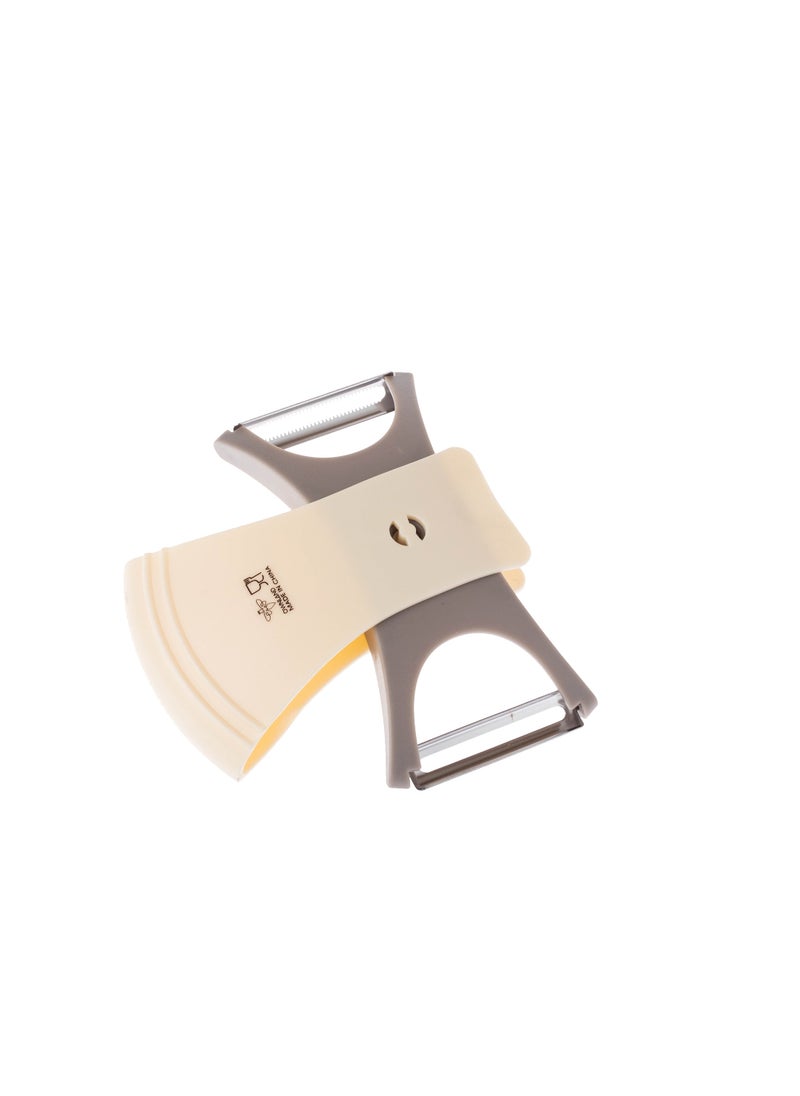 Dania - Double vegetable peeler beige - Image 1