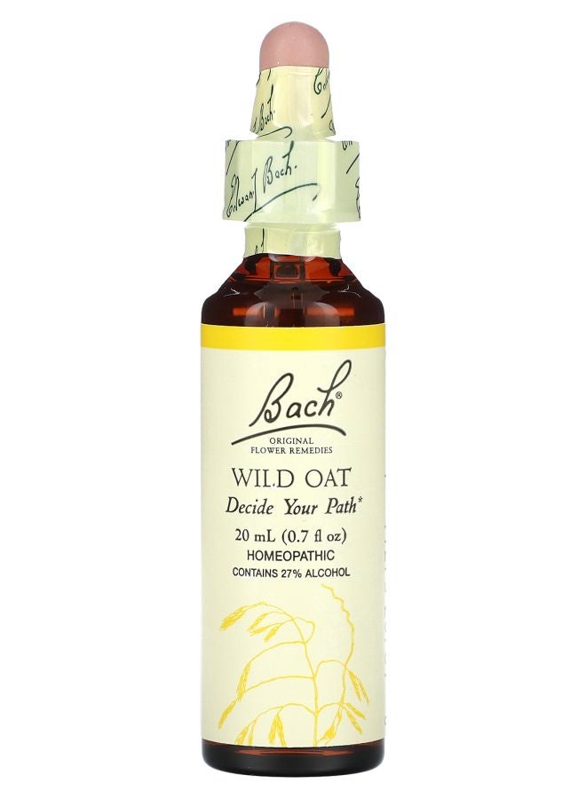 Bach Original Flower Remedies Wild Oat 0.7 fl oz (20 ml)