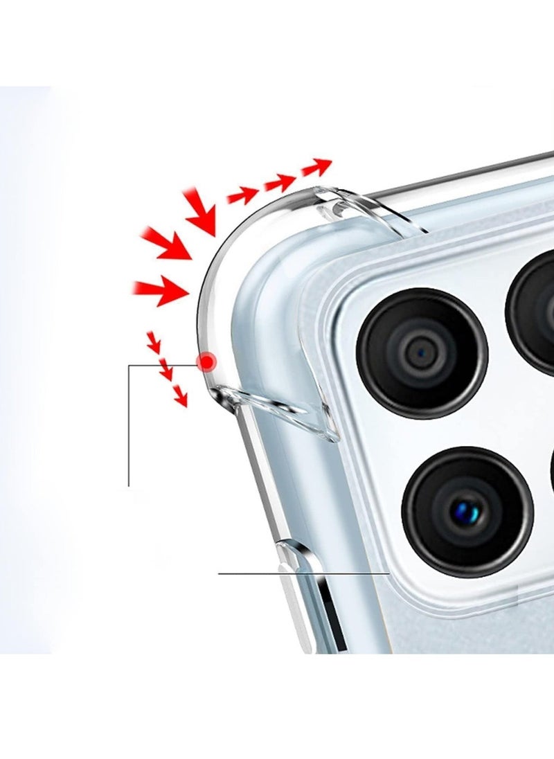 Raxoom Case Compatible with Honor X8A Phone Case, with 2 Screen Protector Shockproof Flexible Bumper Transparent Anti scratch TPU Cover designed for Huawei Honor X8A - Image 5