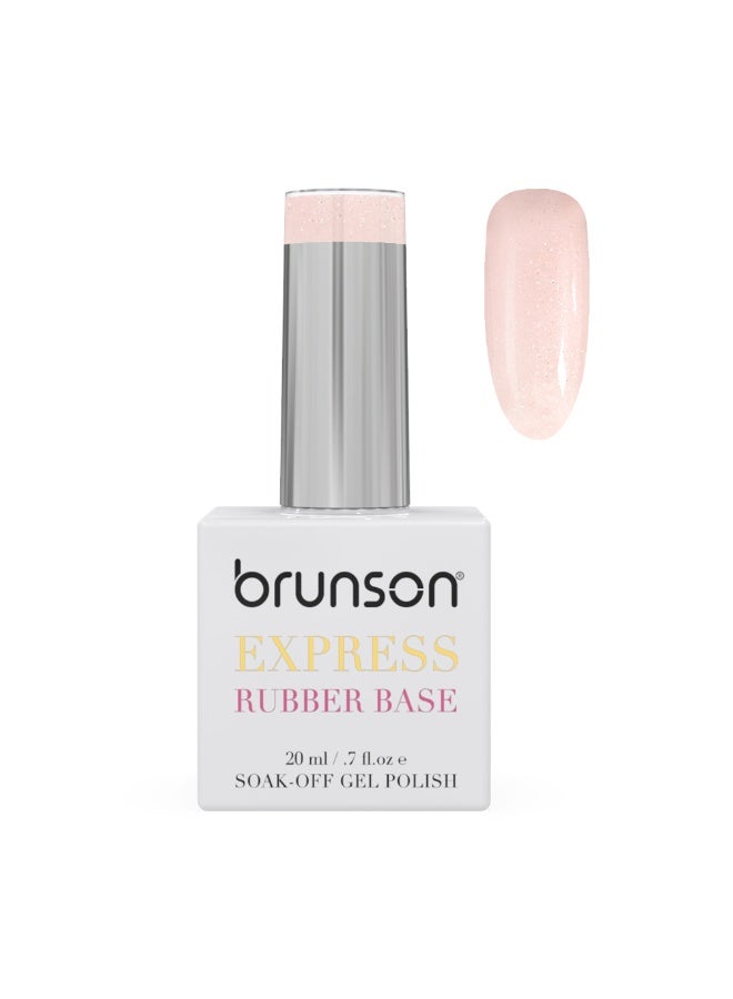 brunson Rubber Base Gel Nail Polish 20Ml - French Rubber Base Coat Long-Lasting, Durable And Chip-Resistant Nail Strengthener Gel Nail Polish Base Coat For Manicure And Pedicure