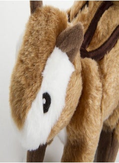goDog goDog Wildlife Chipmunk Squeaker Plush Pet Toy for Dogs & Puppies, Soft & Durable, Tough & Chew Resistant, Reinforced Seams - Brown, Large  - Image 4
