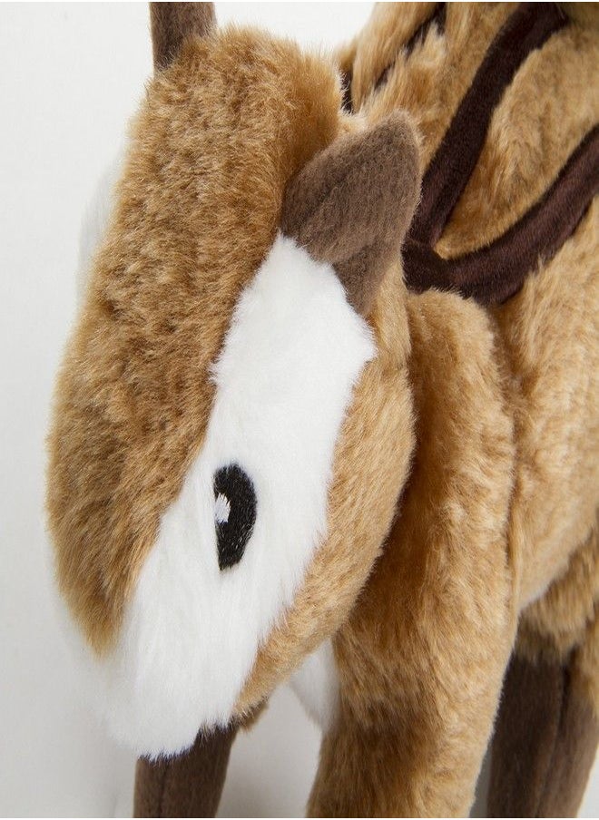 goDog - goDog Wildlife Chipmunk Squeaker Plush Pet Toy for Dogs & Puppies, Soft & Durable, Tough & Chew Resistant, Reinforced Seams - Brown, Large - Image 1