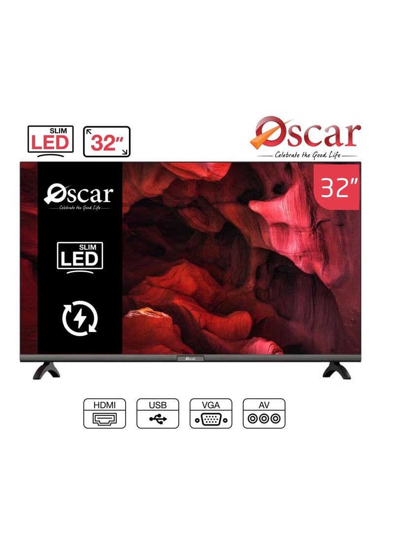 Oscar 32 Inch HD Smart Android LED TV, Frameless Design, Mirror Cast & E-Share, HDMI USB Wi-Fi, Netflix & YouTube OS32SATVHD - Image 2