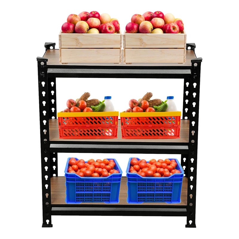 SmartSlide SmartSlide Folding Shoes Rack Kitchen Storage Shelves Microwave Oven Stand Folding Kitchen Rack Boltless Storage Rack Organizer 3 Shelves 3 X 3 X 16 FEET L x D x H  - Image 4