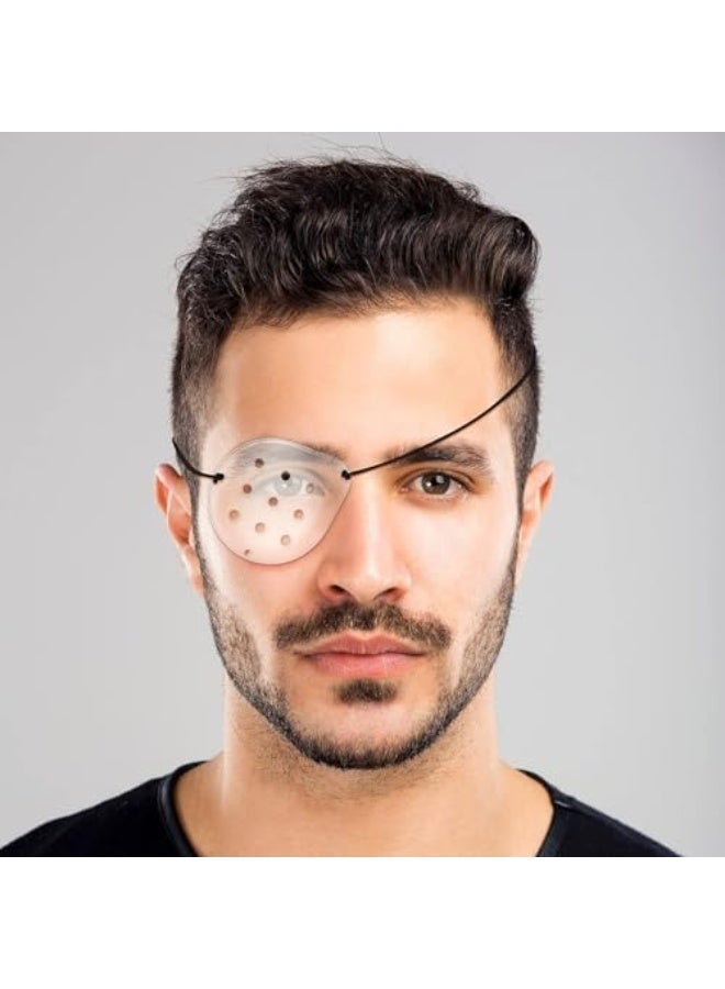 Bukela 6 Pieces Of Transparent Plastic Eye Patches, Breathable And Good For Protecting The Eyes After Surgery, Eye Care Supplies For Male And Female Patients To Prevent Sand From Entering The Eyes. - Image 5