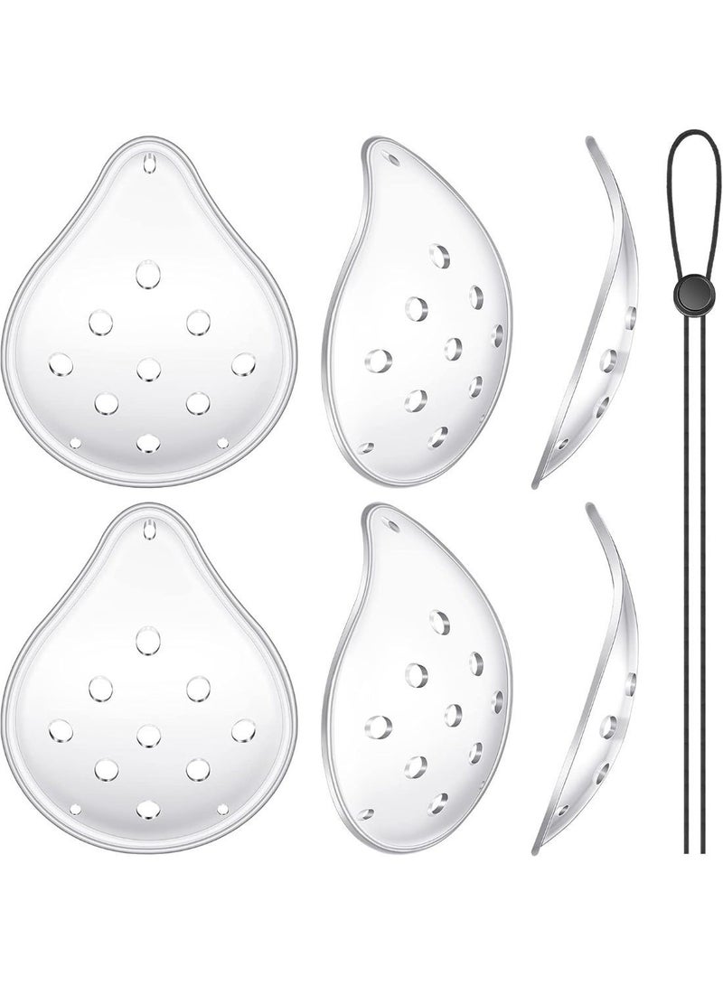 Bukela 6 Pieces Of Transparent Plastic Eye Patches, Breathable And Good For Protecting The Eyes After Surgery, Eye Care Supplies For Male And Female Patients To Prevent Sand From Entering The Eyes. - Image 2