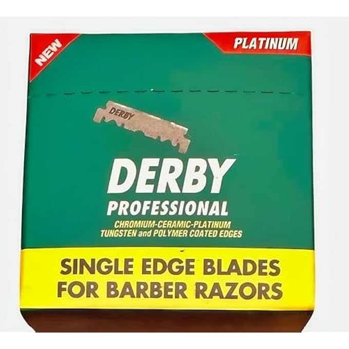 Derby Professional Single Sided Razor Blades 100 pieces - Image 1