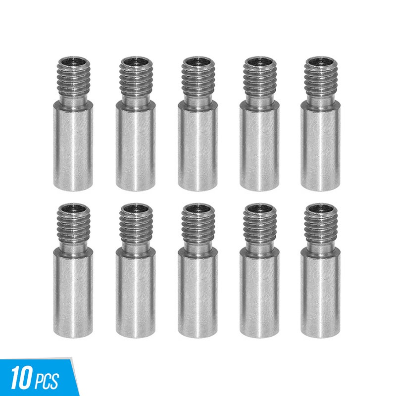 Heat Break Nozzle Throat M6 Screw 22mm Length Extruder V6 Dual Hotend J-head Throat 3D Printer Parts 1.75mm All Metal/ 1.75mm Tube/ 4.1mm Bore Pack of 10pcs - Image 2
