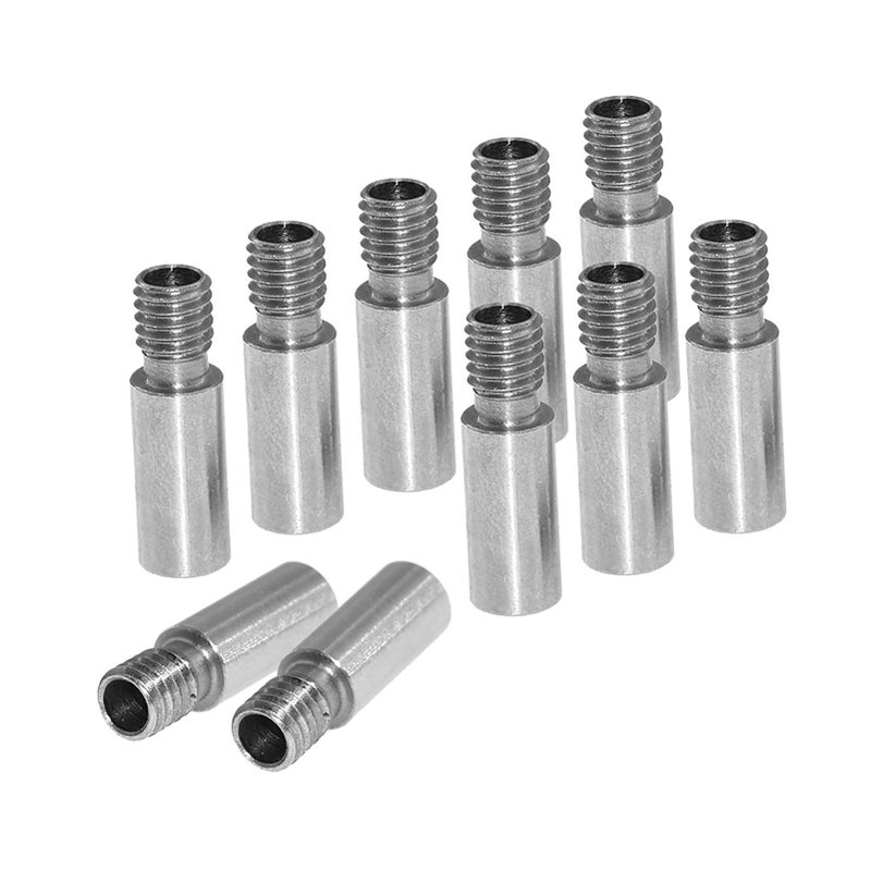 Heat Break Nozzle Throat M6 Screw 22mm Length Extruder V6 Dual Hotend J-head Throat 3D Printer Parts 1.75mm All Metal/ 1.75mm Tube/ 4.1mm Bore Pack of 10pcs - Image 1