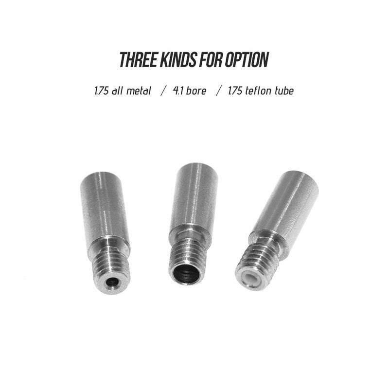 Heat Break Nozzle Throat M6 Screw 22mm Length Extruder V6 Dual Hotend J-head Throat 3D Printer Parts 1.75mm All Metal/ 1.75mm Tube/ 4.1mm Bore Pack of 10pcs - Image 5