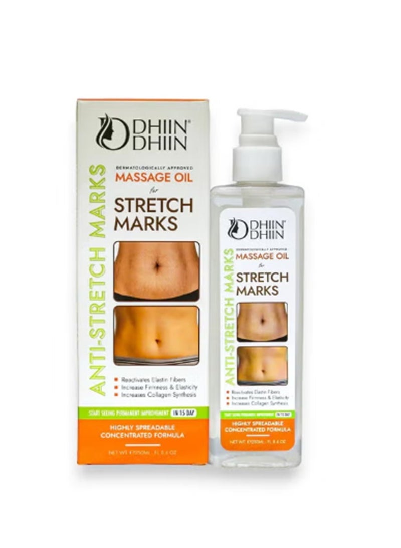 DHIN DHIN Anti-Stretch Mark Massage Oil 250ml