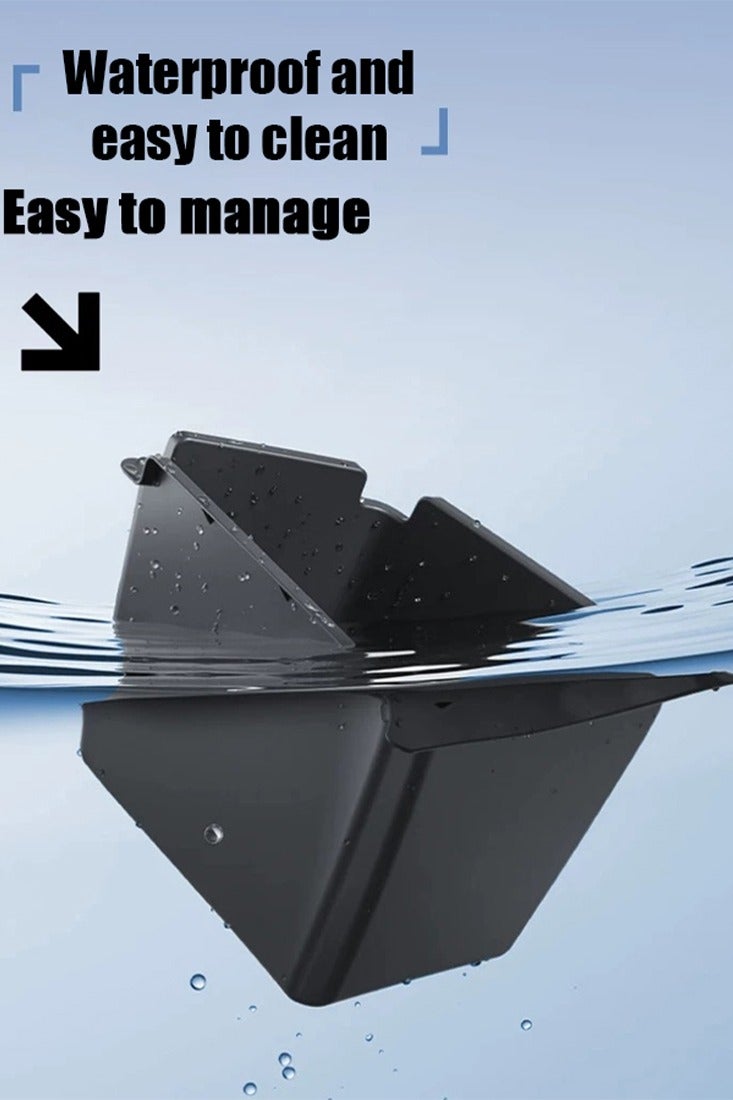 Side storage box of trunk, 2021-2024models, suitable for Tesla modely, layered storage, convenient access, expanding space, waterproof and dirt-resistant, goodcar. - Image 5