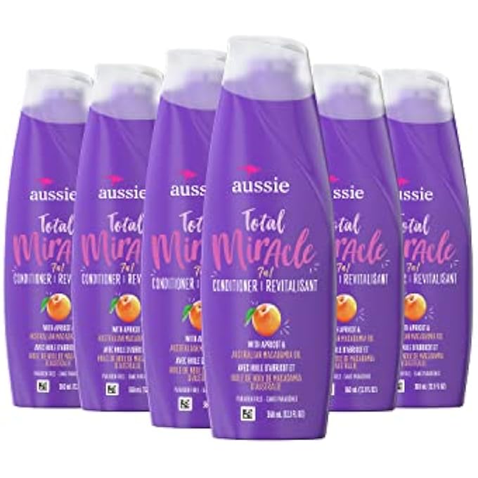 Aussie TOTAL MIRACLE COLLECTION 7N1 CONDITIONER, 12.1 FLUID OUNCE (PACK OF 6) - Image 1