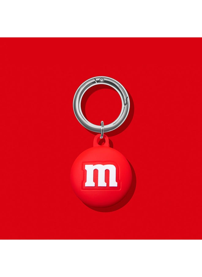 Generic - For Apple Airtags Tracker Anti-Lost Device Locator Hook Soft Airtag Protective Case Cartoon Silicone-Color:Airtags Cartoon Protective Case-red M Beans + Circle - Image 1