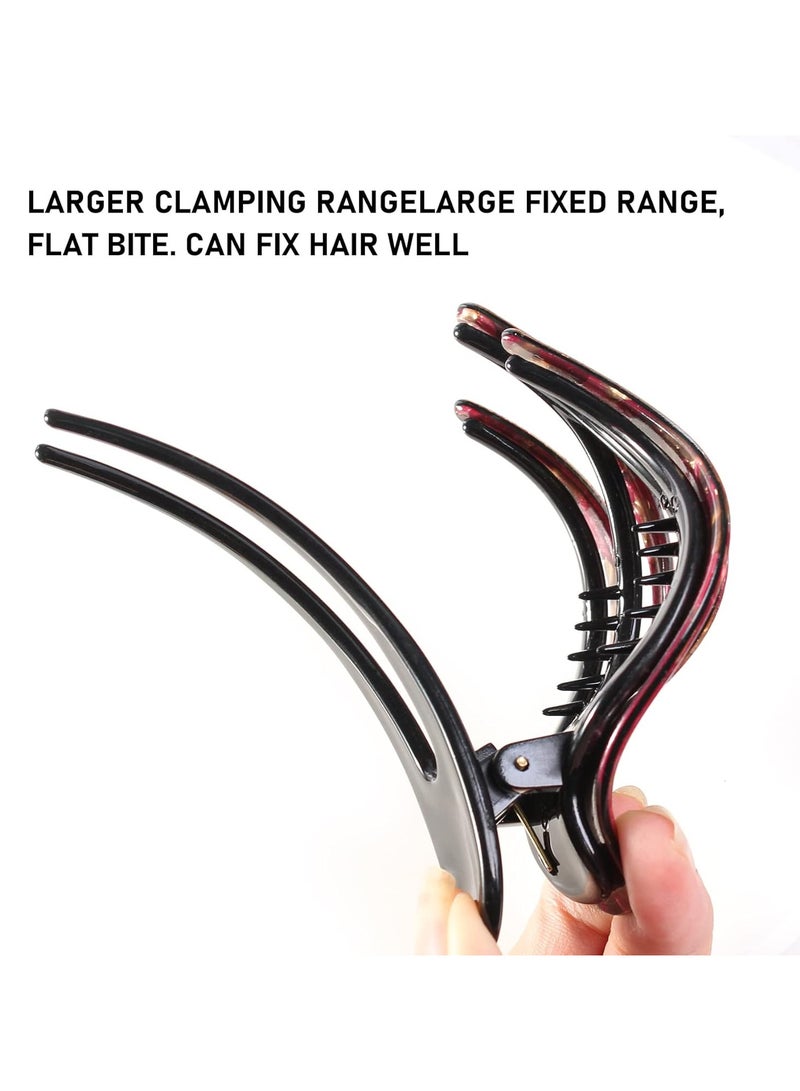 Goolsky 1Pc French Women's Hair Claw Clip - Curved Strong Hold No Slip Grip Large Clips for Thick or Thin Hair (multicolor A) - Image 3