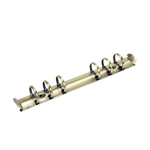 Semetall سيميتال 2 قطعة آ6 دفتر 6 حلقات آلية مجلد ربط أوراق مفككة بدائل مشابك معدنية - Image 2