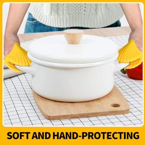 Banvih Silicone Shell Pot Holders - Valentines Day Gifts for Her,Cute Kitchen Gadgets Birthday Gifts for Women - Image 4