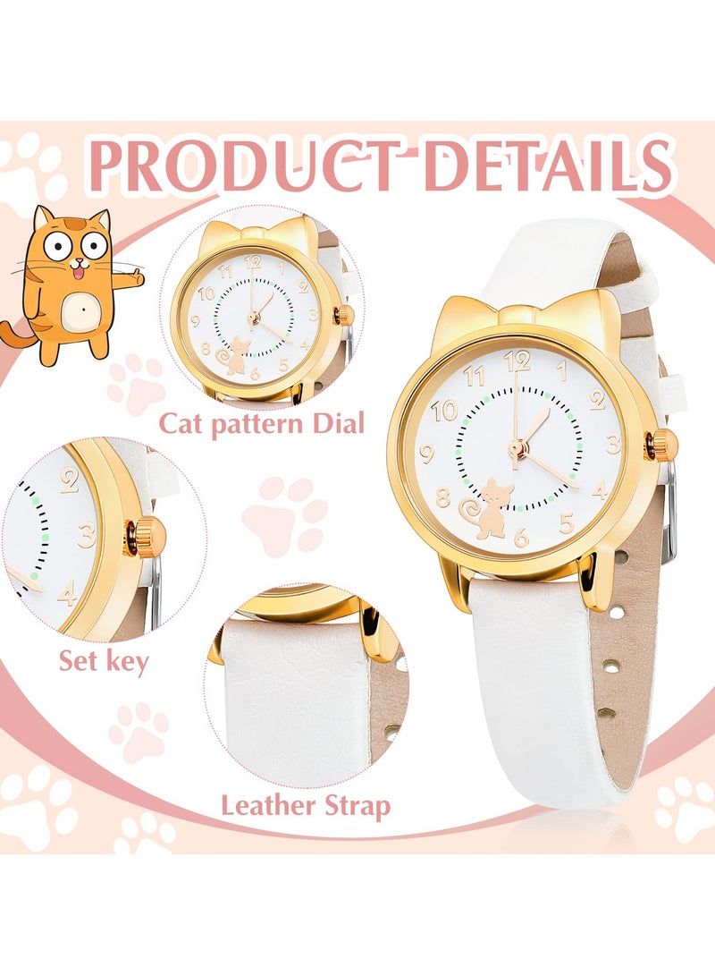 أطفال الكرتون ووتش كوارتز ، بما في ذلك القط لطيف نمط ووتش . - Image 2