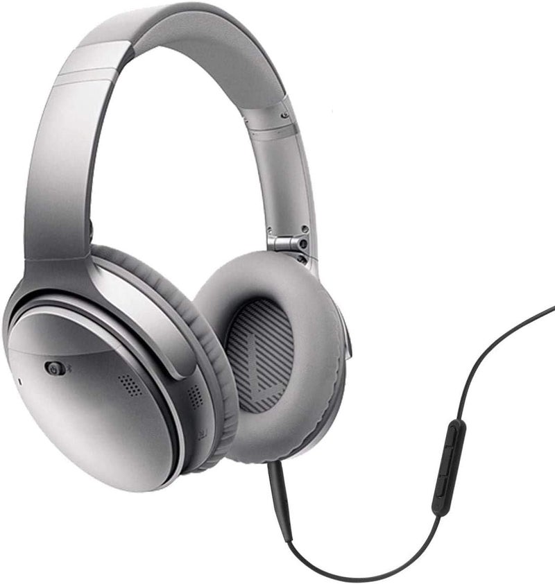 Sqrmekoko Inline Mic Remote Audio Cable Cord Line for Bose QuietComfort 25 QC25 Headphones (Black) - Image 3