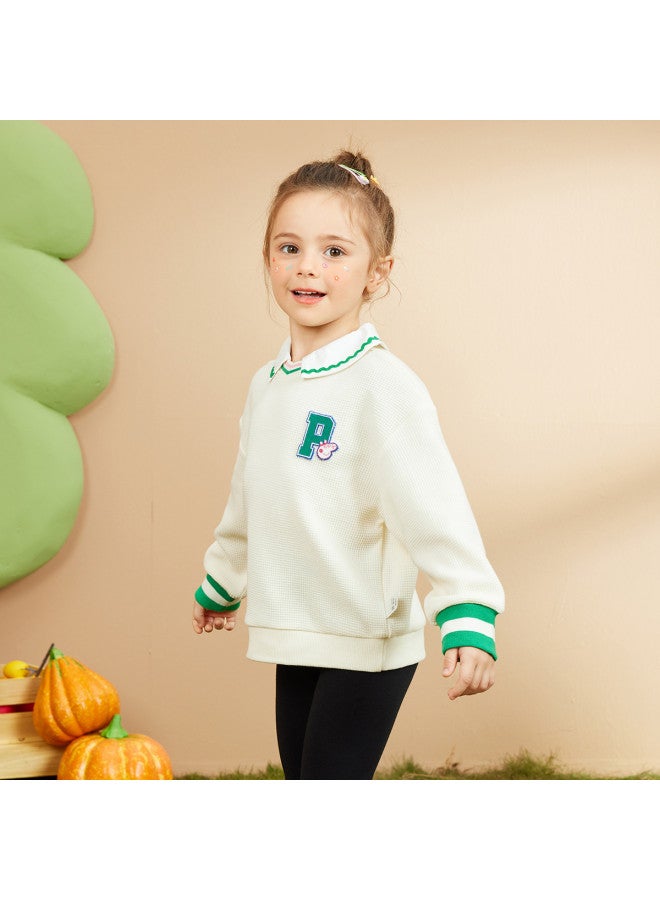 peppa Pig Spring Girls' Casual Pullover Hoodie - Soft & Skin-friendly Baby Sweatshirt - Image 3