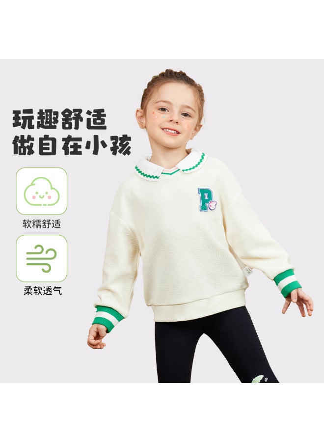 peppa Pig Spring Girls' Casual Pullover Hoodie - Soft & Skin-friendly Baby Sweatshirt - Image 2