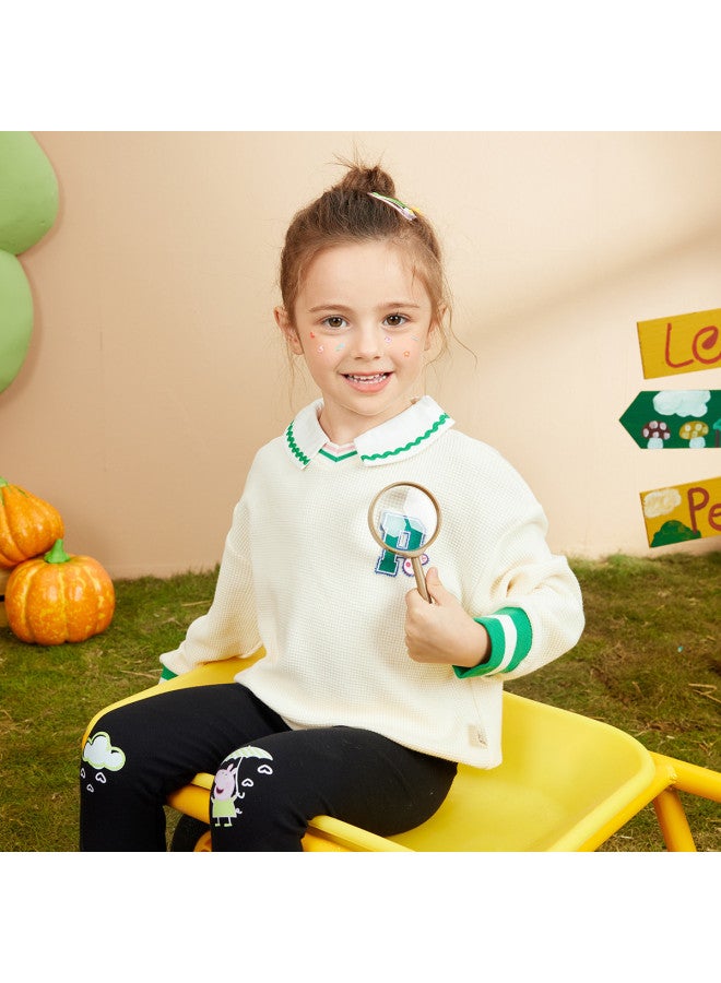 peppa Pig Spring Girls' Casual Pullover Hoodie - Soft & Skin-friendly Baby Sweatshirt - Image 5