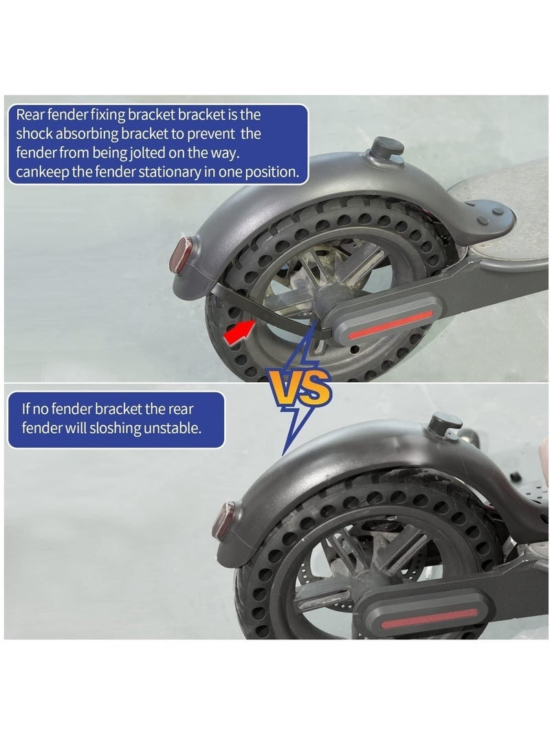 Bukela Scooter Rear Fender Compatible with for Xiaomi M365 / M365 Pro / 1S / Pro 2 / Essential, Support Mudguard Bracket Fenders Accessory for Xiaomi Electric Scooter - Image 4