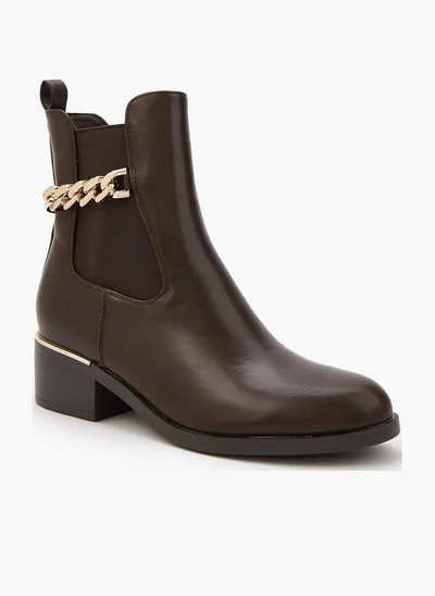 Flora Bella By Shoexpress Women's Block Heel Ankle Boots