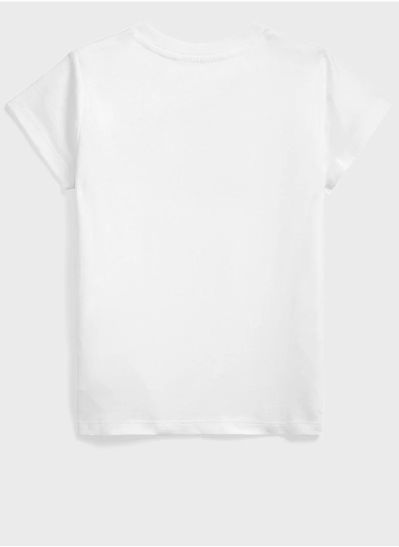 POLO RALPH LAUREN Kids Logo Printed T-Shirt
