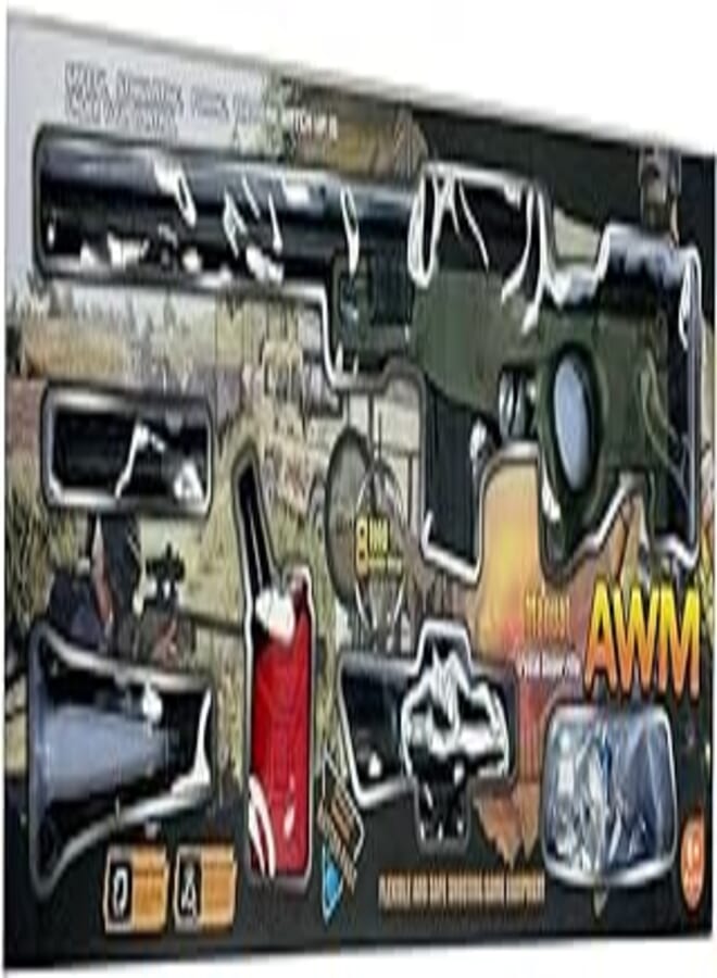 Popgie Sniper Gun with Stands and Bullets & Skillet Baggi +6Y