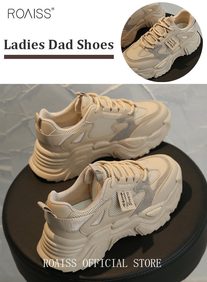 رويس أحذية رياضية أنيقة للسيدات، أحذية رياضية متعددة الاستخدامات برقبة منخفضة وبطانة ناعمة، أحذية برباط ورقبة غير قابلة للانزلاق، أحذية غير رسمية قابلة للتنفس للسيدات، مناسبة للارتداء اليومي والأنشطة الخارجية - Image 5