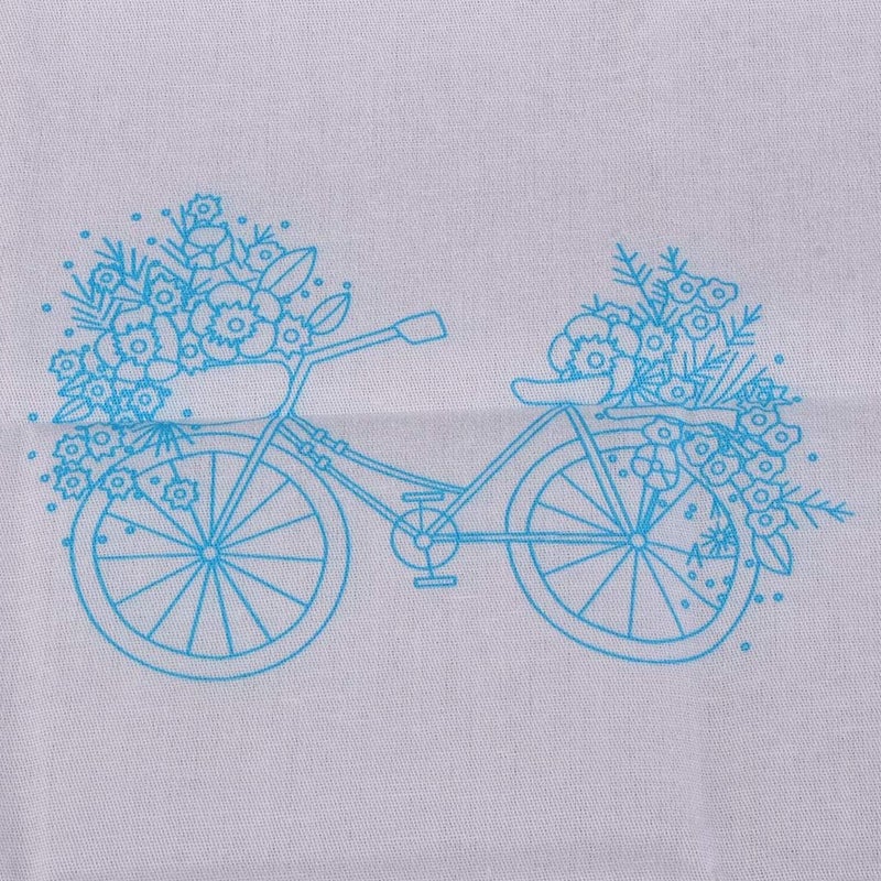 klarako Embroidery Sampler Kit Modern Hand Embroidery for Beginners Needlework Adults Craft Sewing Kit  Flower Bicycle - Image 4