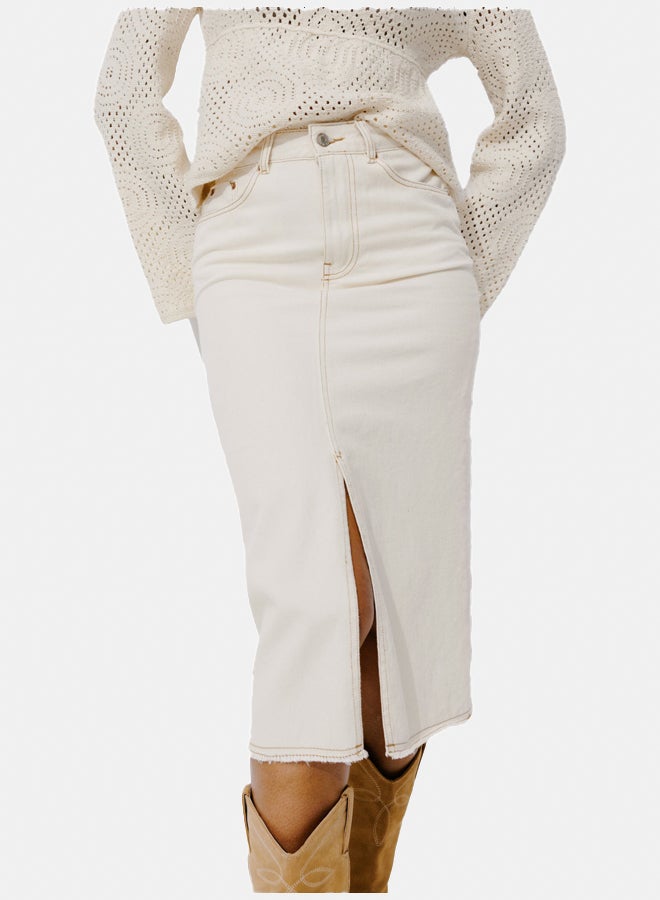 promod Midi canvas skirt - Image 3