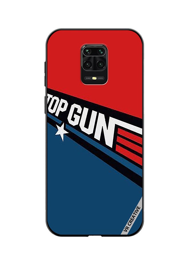 VR CREATIVE - Protective Case Cover For Xiaomi Redmi Note 9S/9 Pro Top Gun Theme Design Multicolour - Image 1