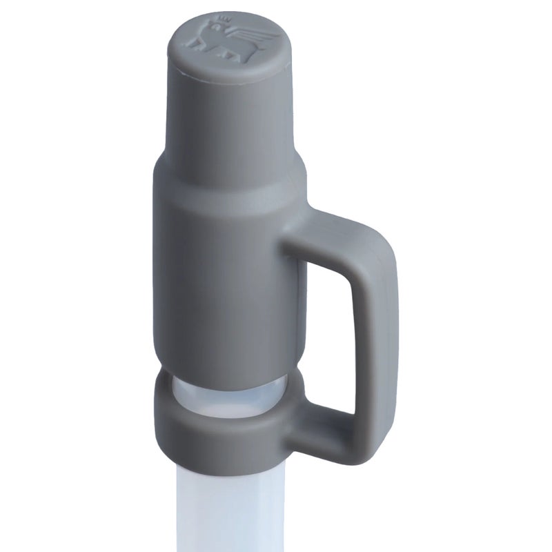 Stanley 20oz/30oz Stanley Quencher Boot + Straw Topper Silicone Protective Sleeve & Straw Cover – Ash - Image 3