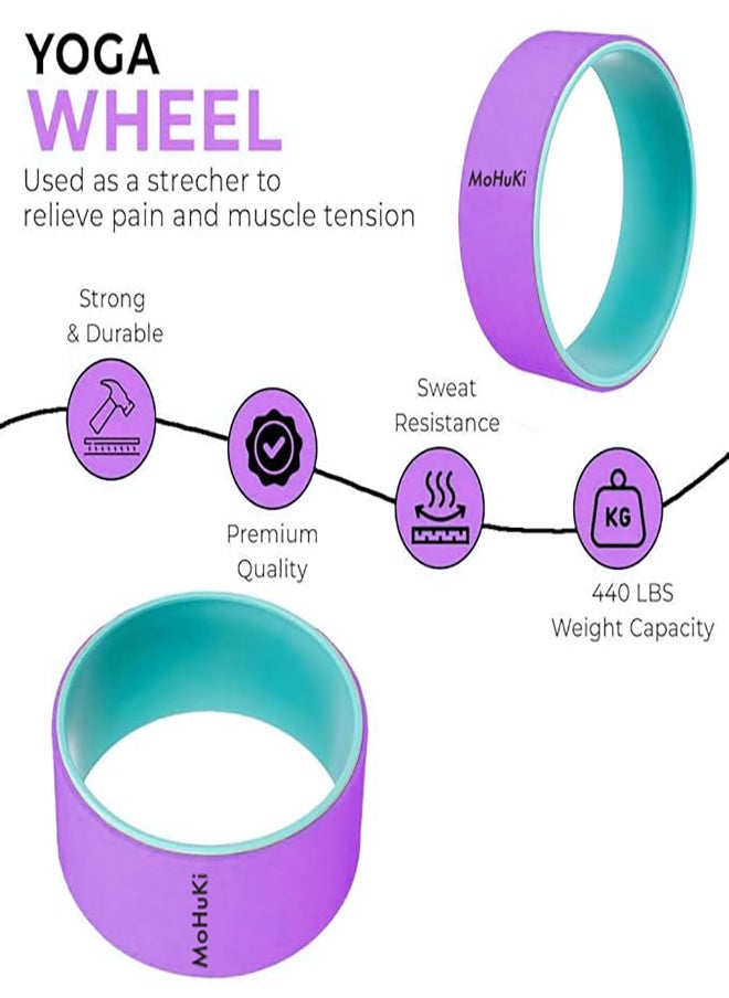 Mohuki Yoga Wheel - Dual Color  - Image 5