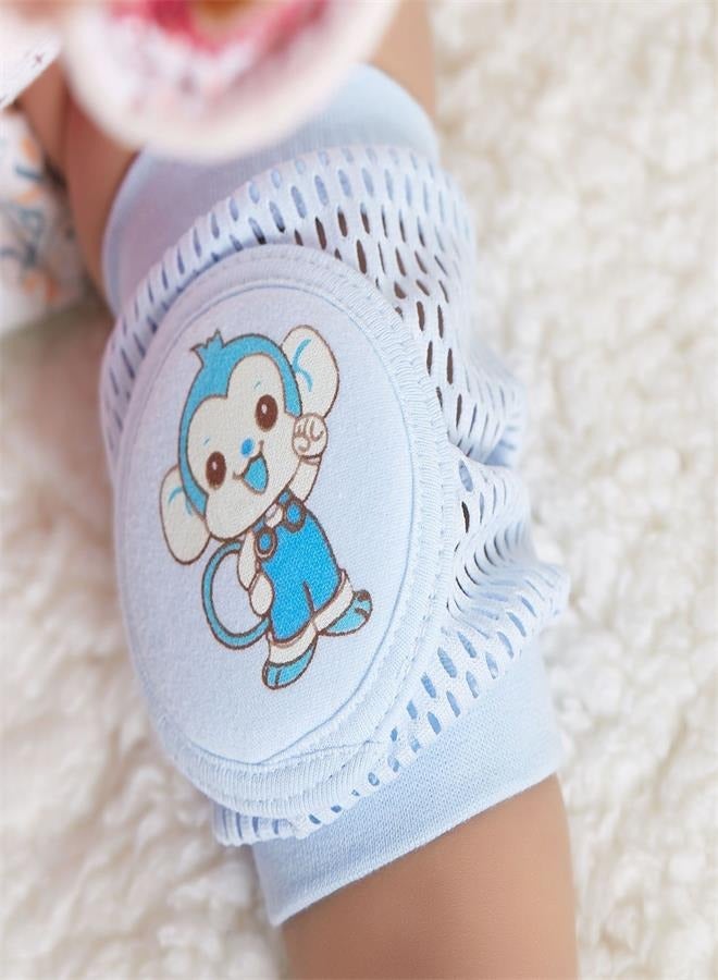 4 Pair Kids Knee Pads, Sweat Wicking Infant Elbow Pads Creeper Knee Pads Infant Knee Pads for Crawling - Image 3