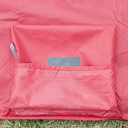 MSR Universal 6-Person Tent Footprint Tarp, Large - 117 x 97 Inches, Red - Image 5