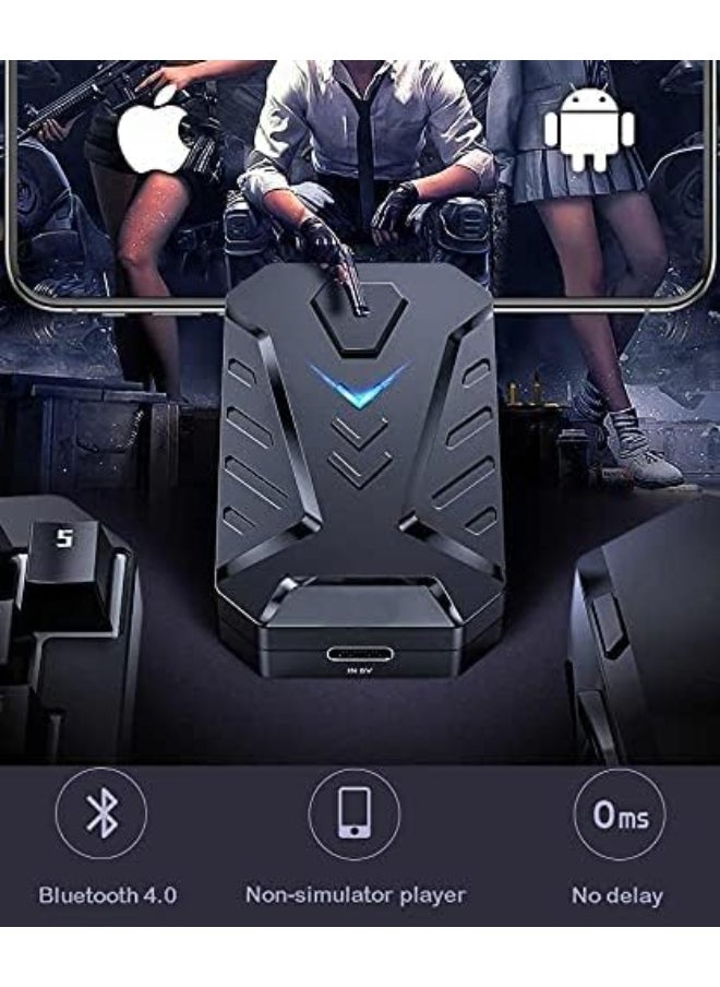 Generic - Gaming Keyboard and Mouse Combo for Android – USB Wired Connection, Black, Compact Design for Mobile Gaming - Image 1