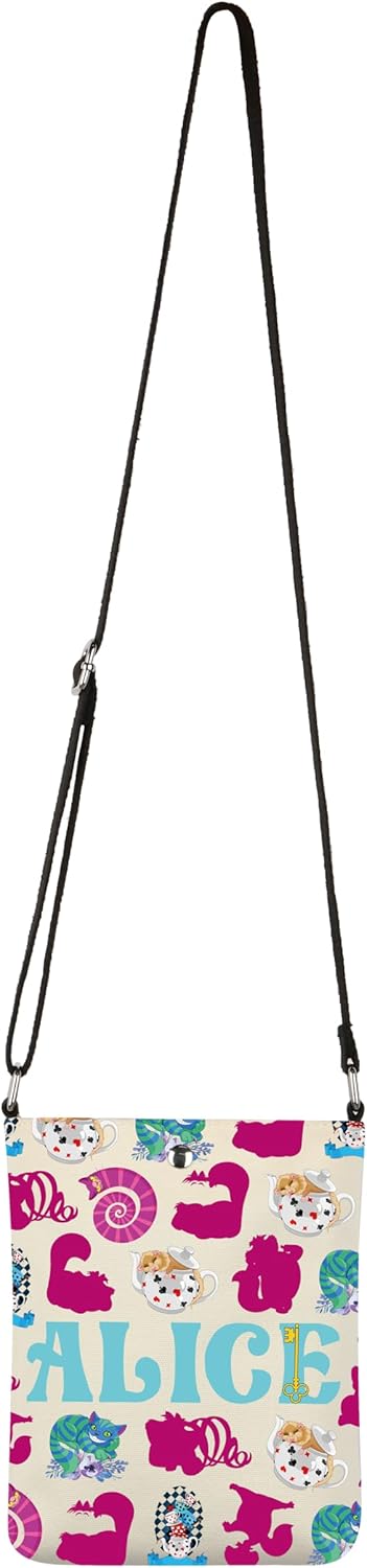 MBMSO Alice Crossbody Bag Alice Inspired Gifts for Alice Movies Fans Wonderland TV Show Gifts for Fairy Tale Fans Travel Bag - Image 5
