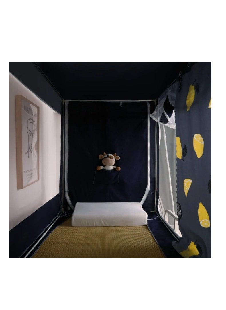 Y&D Bed Canopy Tents Curtain Blackout Curtain Single Bed Tent Curtain Student Shading Cloth Bed Canopy Mosquito Net Student Sleep Privacy Protection  - Image 3