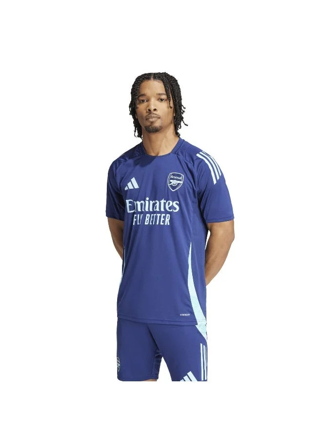 اديداس قميص كرة قدم رجالي أزرق مقاس