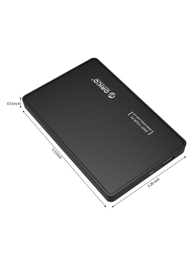 BURAQ ORICO 2588US3-V1 2.5 inch USB3.0 Hard Drive Enclosure(Black)  - Image 3