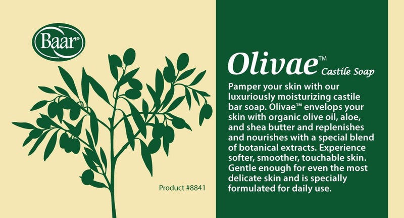 baar Olivae Castile Bar Soap 3 Bar Set - Image 3