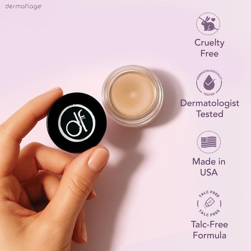 dermaflage Waterproof Concealer Cream, Full Coverage Waterproof Makeup, Color Match Promise by Dermaflage, 6g - Image 4