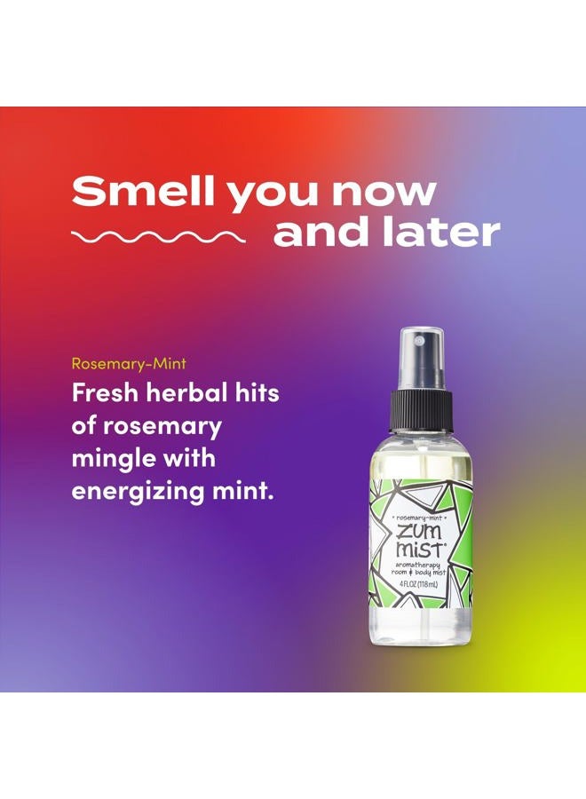 Indigo Wild Indigo Wild Mist Room & Body Spray - Aromatherapy Essential Oil Spray - Natural Body Mist & Room Spray - Rosemary-Mint Scent - 4 fl oz  - Image 2