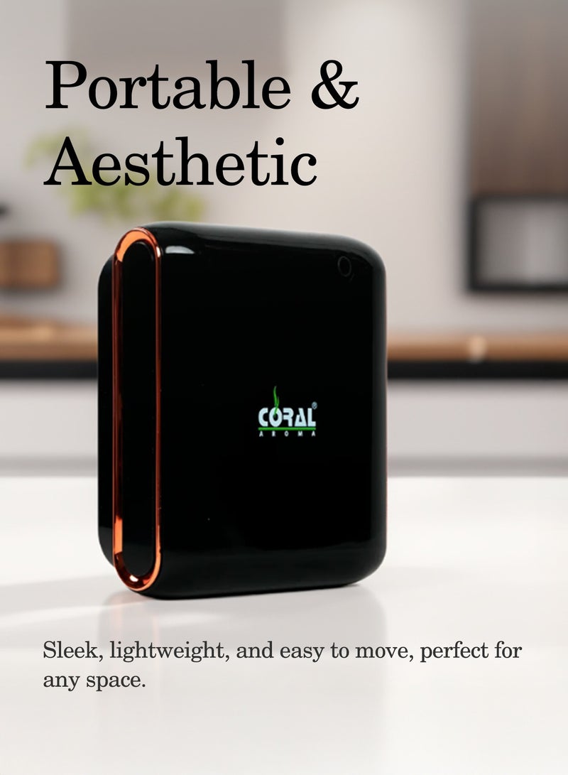 CORAL AROMA AEROMAX PRO 2.0 Smart Scent Diffuser | Wall Mountable | Bluetooth Control | Battery & Power Operated with 1 Year Warranty for Rest Rooms, Corridors,  Elevators  - Image 3