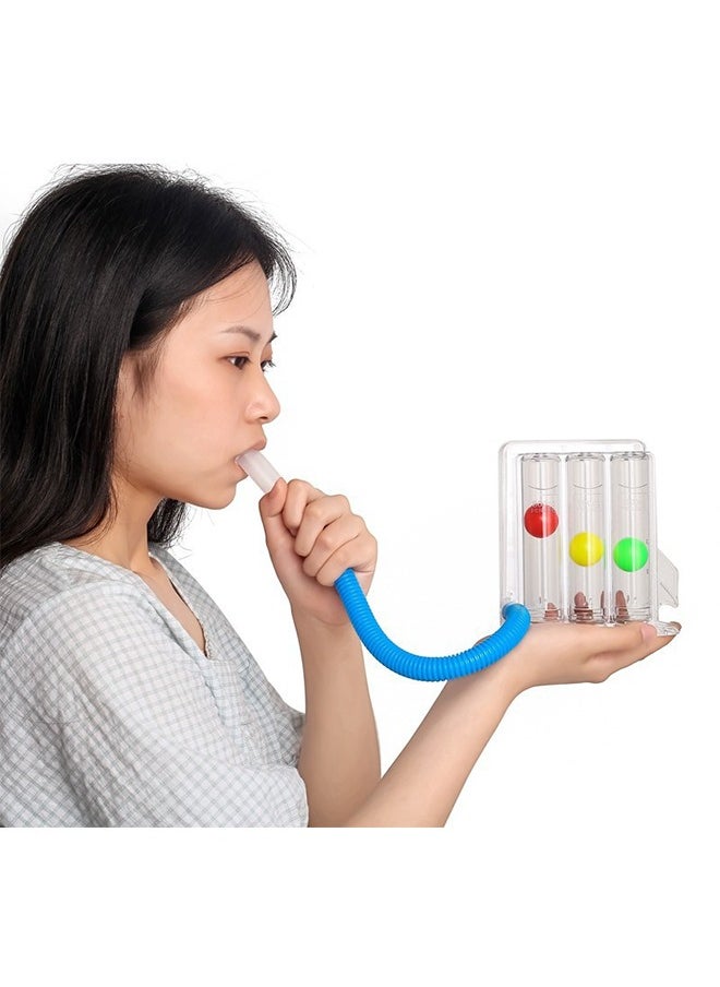 Generic 3 Balls Spirometer Respiratory Lung Exerciser, Breathing Trainer, Lung Trainer, Breathing Exercise Trainer For Lung Function And Speech Therapy  - Image 4